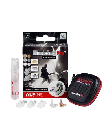 TAPONES OÍDOS MUSICSAFEPRO TRANSPARENTES