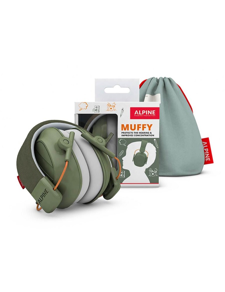 CASCO PROTECCIÓN OÍDOS PARA NIÑOS VERDE