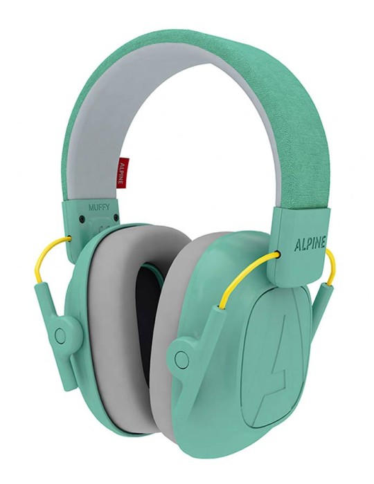 CASCO PROTECCIÓN OÍDOS PARA NIÑOS VERDE CLARO