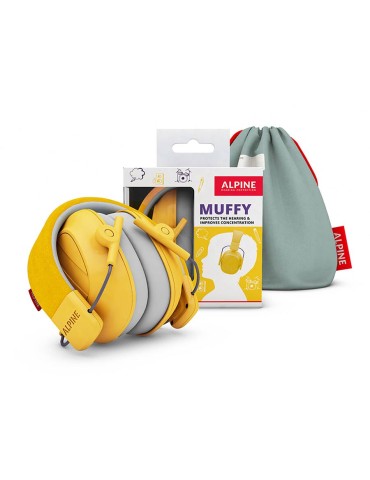 CASCO PROTECCIÓN OÍDOS PARA NIÑOS AMARILLO