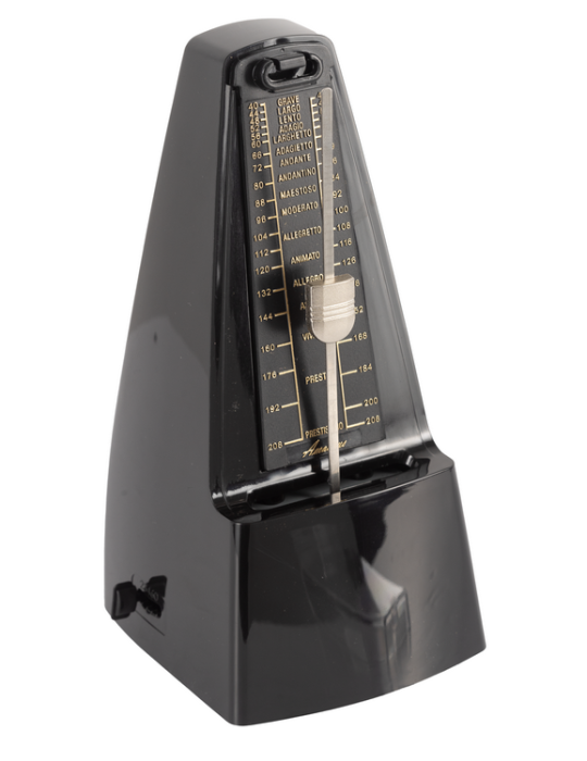 METRÓNOMO DE PIRÁMIDE AMADEUS CON CAMPANA