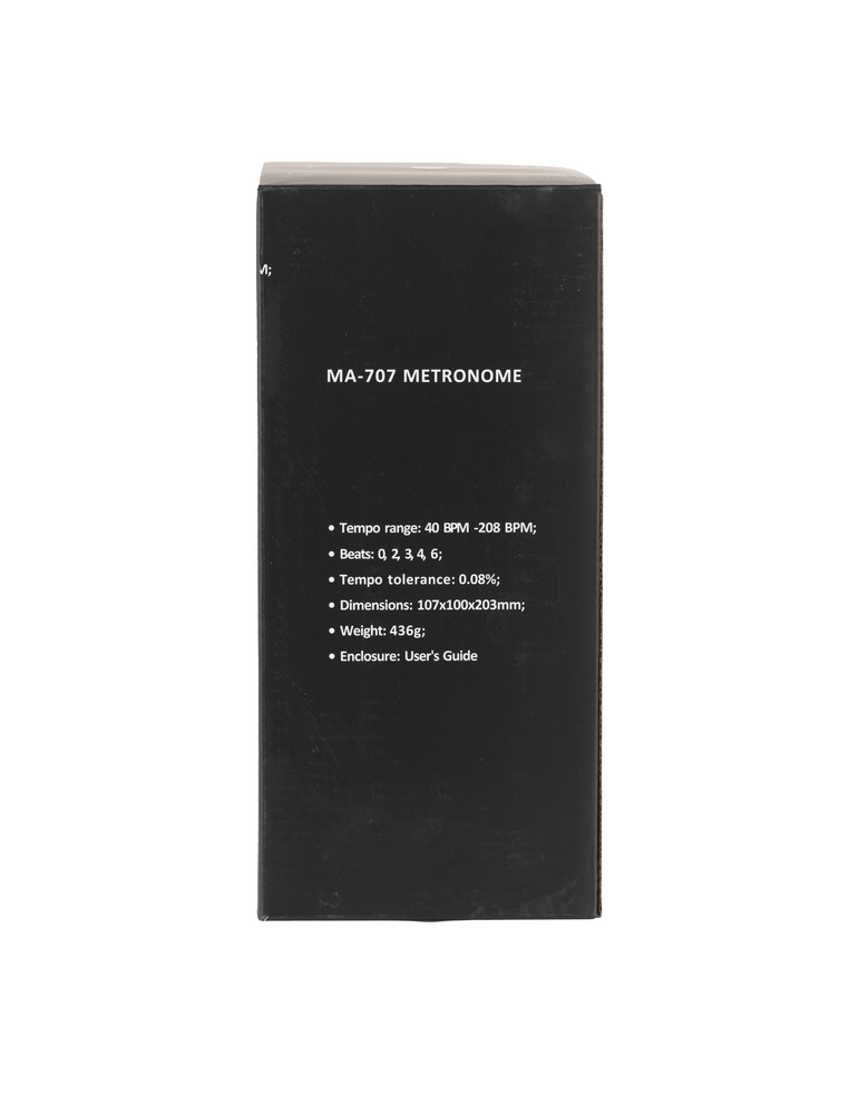 METRÓNOMO DE PIRÁMIDE AMADEUS CON CAMPANA