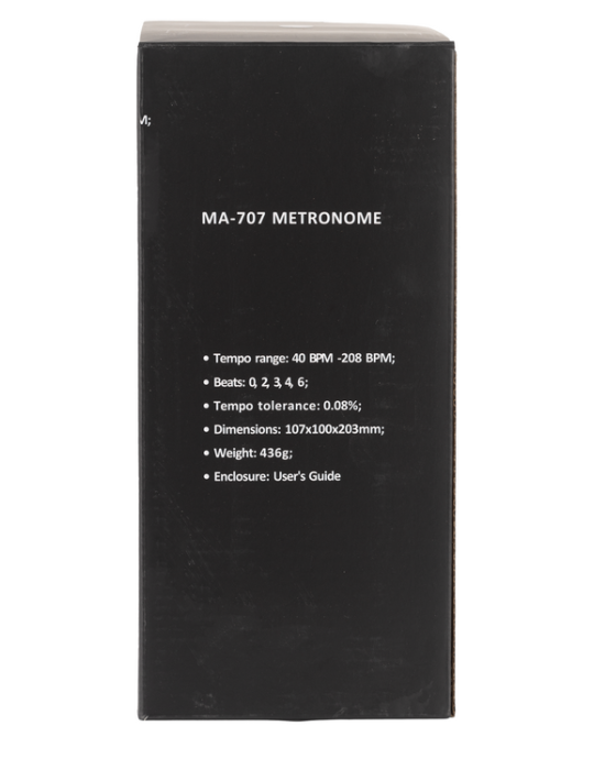 METRÓNOMO DE PIRÁMIDE AMADEUS CON CAMPANA