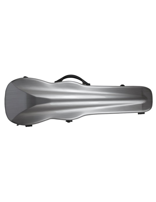 ESTUCHE DE VIOLÍN AMADEUS DE FIBRA GRIS PLATA 4/4