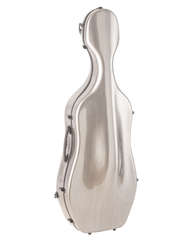 ESTUCHE DE CELLO AMADEUS 4/4 DE FIBRA DE VIDRIO GRIS