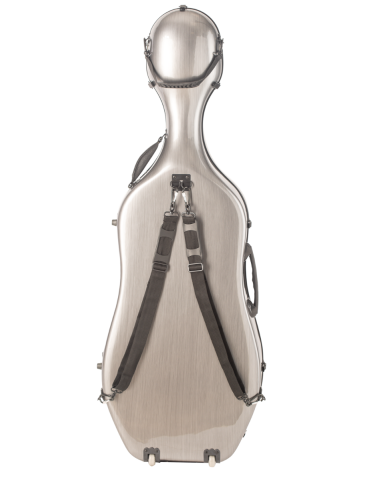 ESTUCHE DE CELLO AMADEUS 4/4 DE FIBRA DE VIDRIO GRIS 2