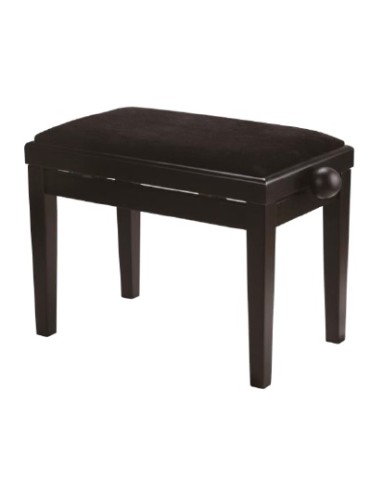 BANQUETA AMADEUS REGULABLE PARA PIANO NEGRO MATE