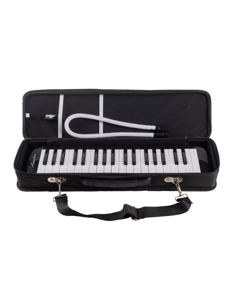 MELÓDICA 37 AMADEUS NEGRA CON ESTUCHE