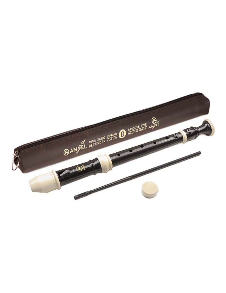 soprano recorder, key: C, Baroque system, ABS, 3-p