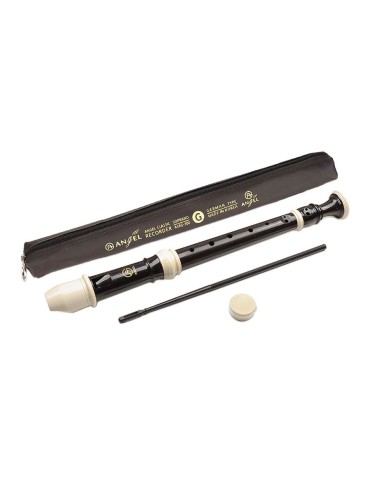 soprano recorder, key: C, German system, ABS, 3-pi
