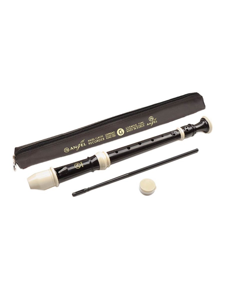 soprano recorder, key: C, German system, ABS, 3-pi