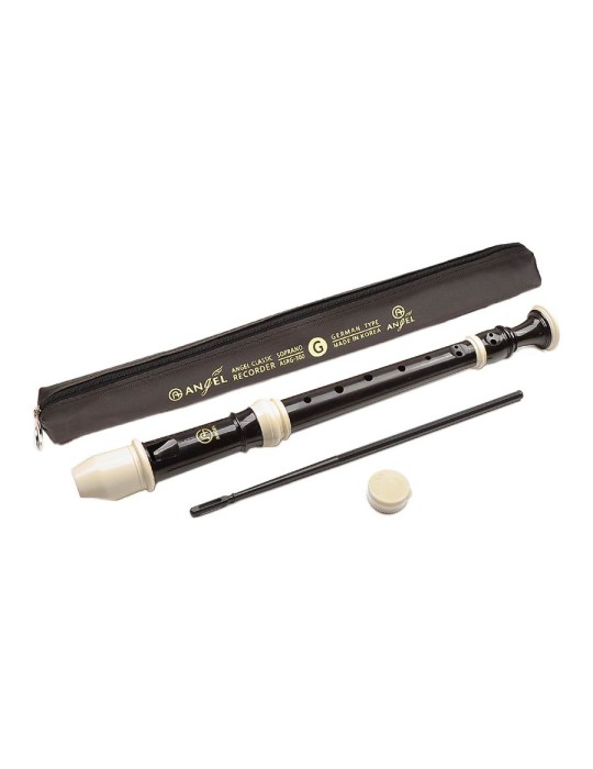 soprano recorder, key: C, German system, ABS, 3-pi