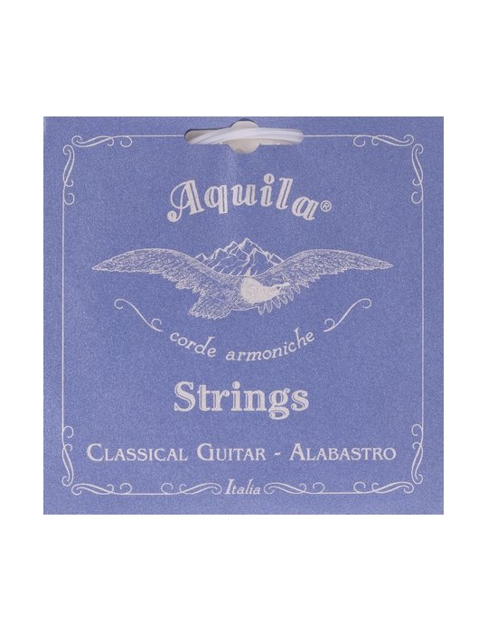 JUEGO DE CUERDAS AQUILA PARA GUITARRA CLÁSICA 19C ALABASTRO TENSIÓN NORMAL