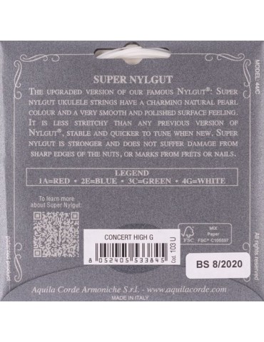 JUEGO DE CUERDAS AQUILA PARA UKELELE CONCIERTO 103U 2
