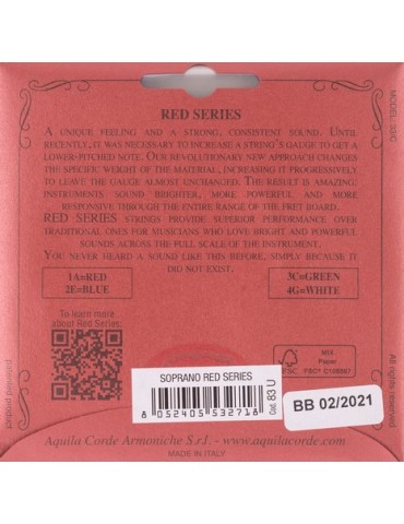 JUEGO DE CUERDAS AQUILA PARA UKELELE SOPRANO 83U 2