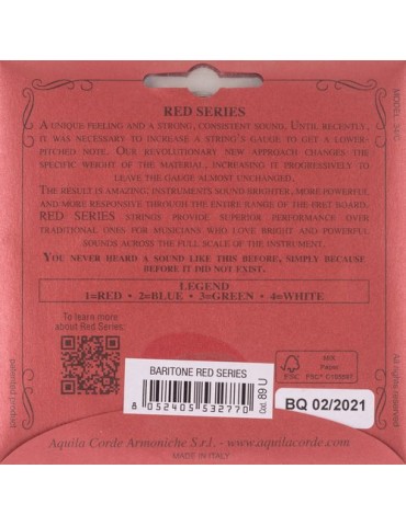 JUEGO DE CUERDAS AQUILA PARA UKELELE BARITONO 89U 2