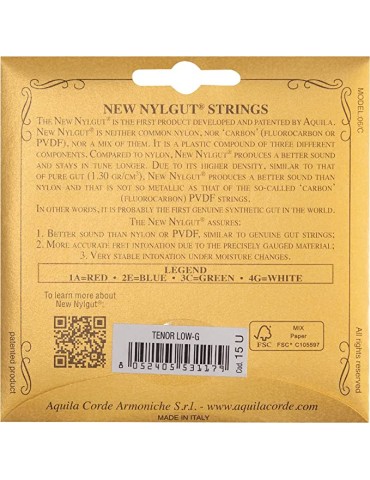 JUEGO DE CUERDAS AQUILA PARA UKELELE TENOR SOL GRAVE 15U 2