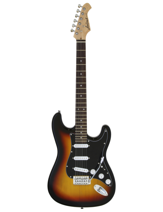 GUITARRA ELÉCTRICA ARIA TIPO STRATOCASTER SOMBREADA