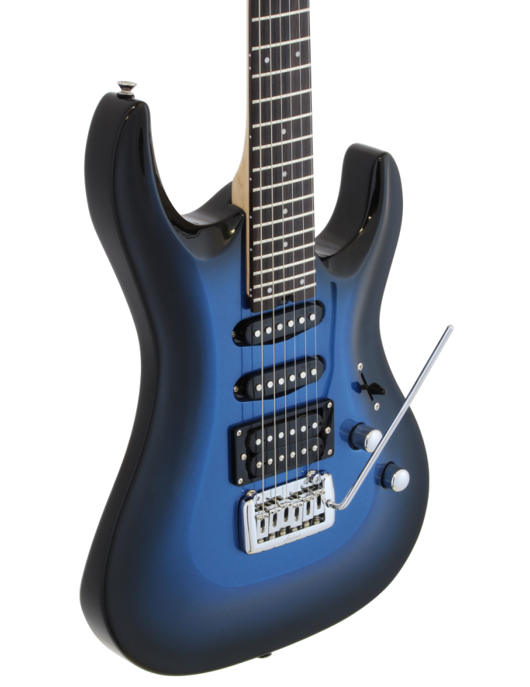 GUITARRA ARIA MAC-STD AZUL METALIZADO
