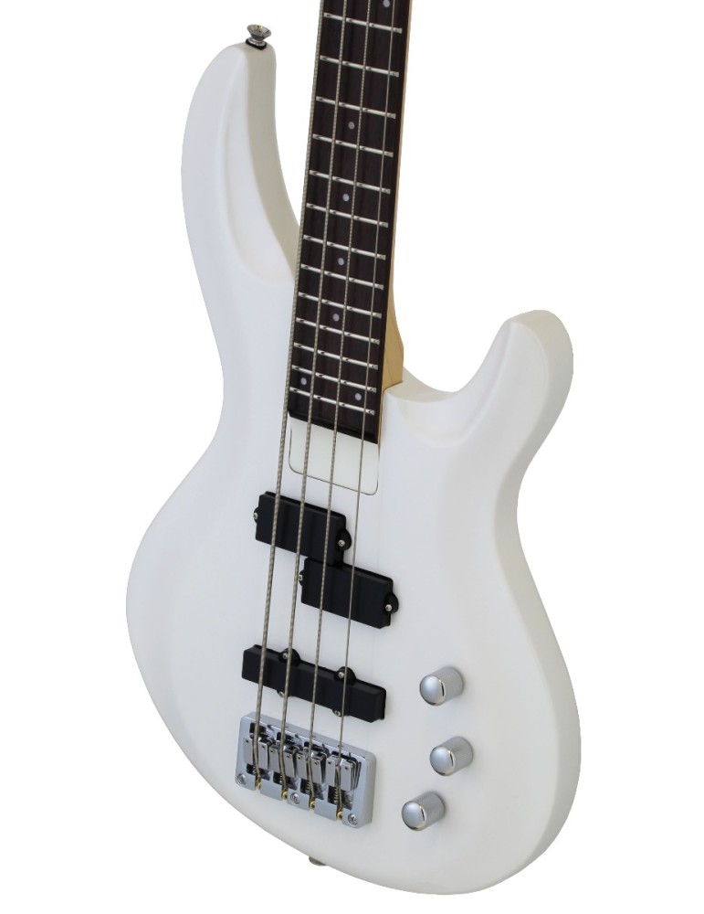 BAJO ELÉCTRICO ARIA IGB-STD BLANCO