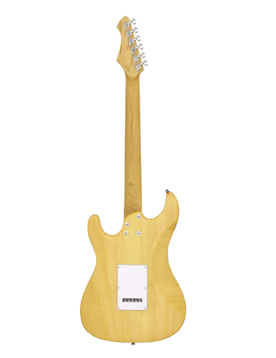 GUITARRA ELÉCTRICA ARIA ST 714-MK2-FULLERTON NEGRA TRANSLÚCIDA