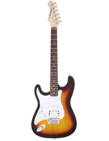 GUITARRA ELÉCTRICA ARIA STG-004-3TS SOMBREADA ZURDA