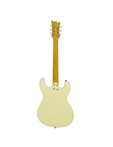 GUITARRA ELÉCTRICA ARIA DM-206 BLANCA 2