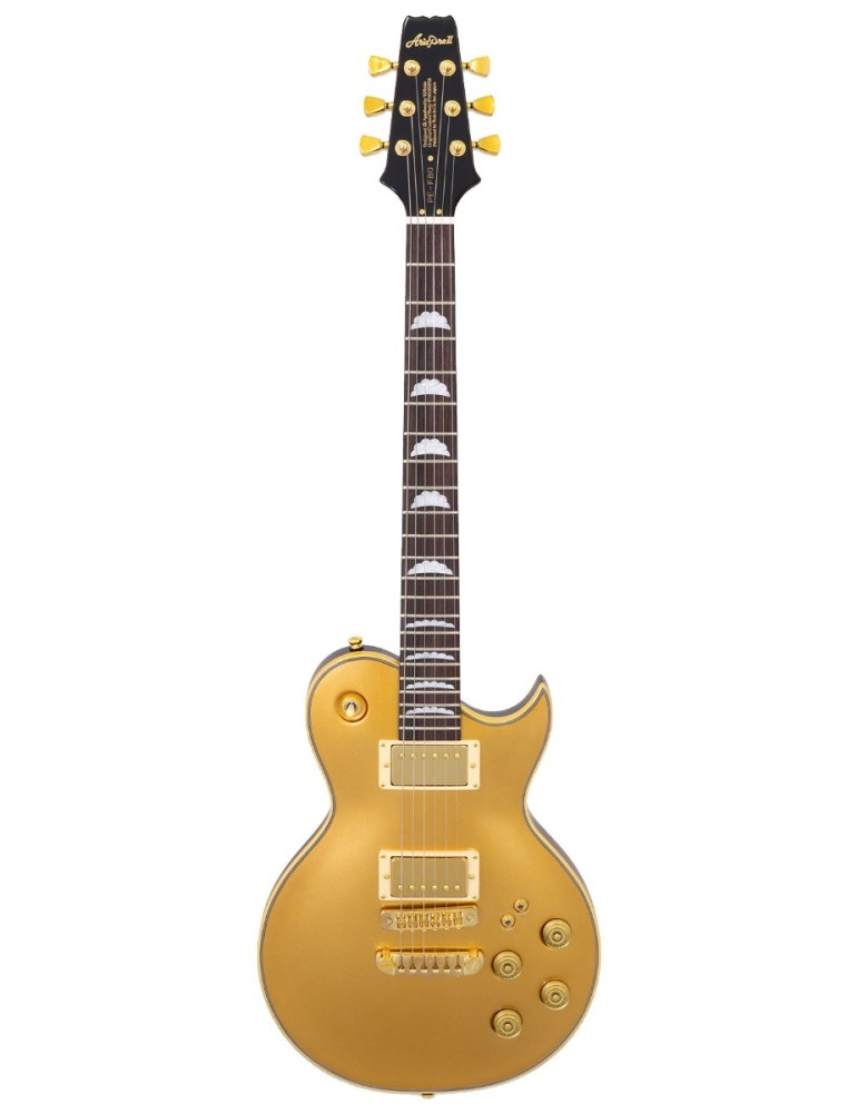 GUITARRA ELÉCTRICA ARIA PE-F80 ORO