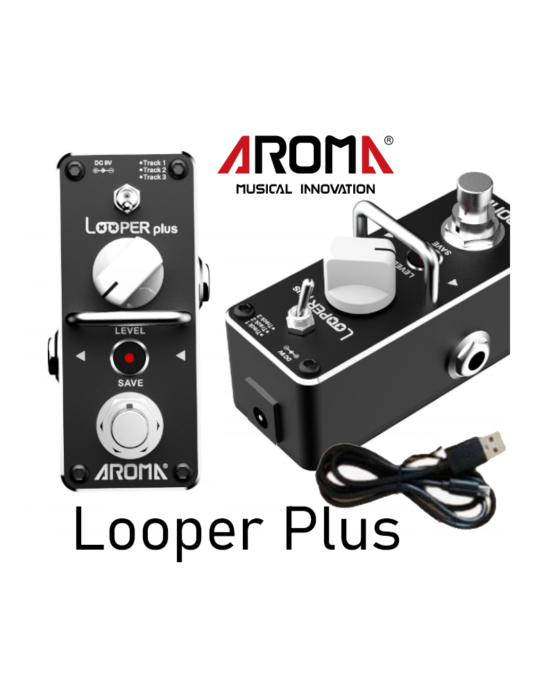 PEDAL GUITARRA ELÉCTRICA AROMA LOOPER PLUS