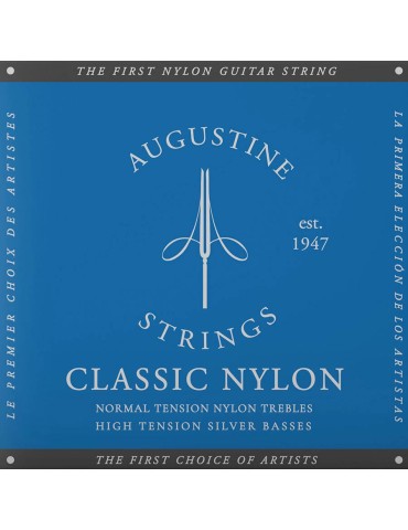 JUEGO DE CUERDAS AUGUSTINE BLUE CLASSIC REGULAR/FUERTE