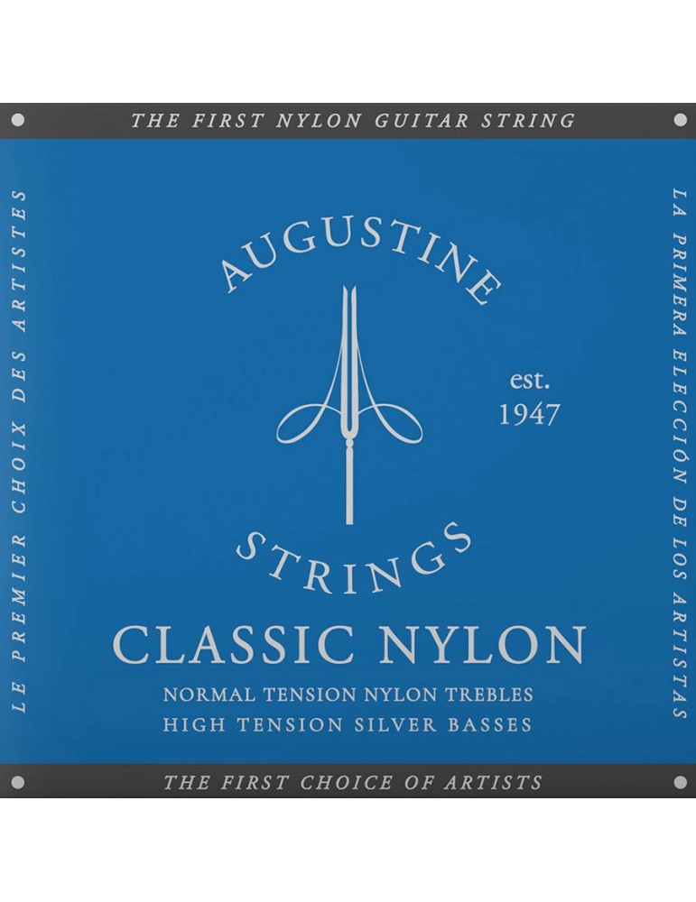 JUEGO DE CUERDAS AUGUSTINE BLUE CLASSIC REGULAR/FUERTE