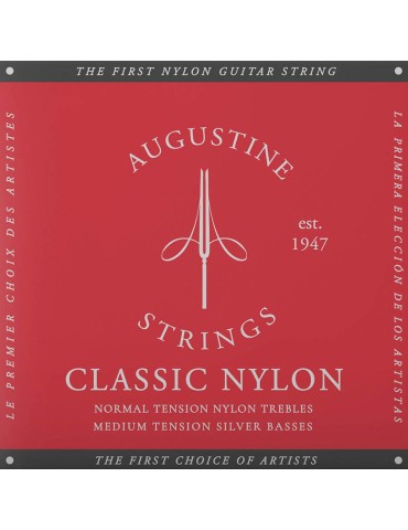 JUEGO DE CUERDAS AUGUSTINE RED CLASSIC REGULAR/MEDIUM