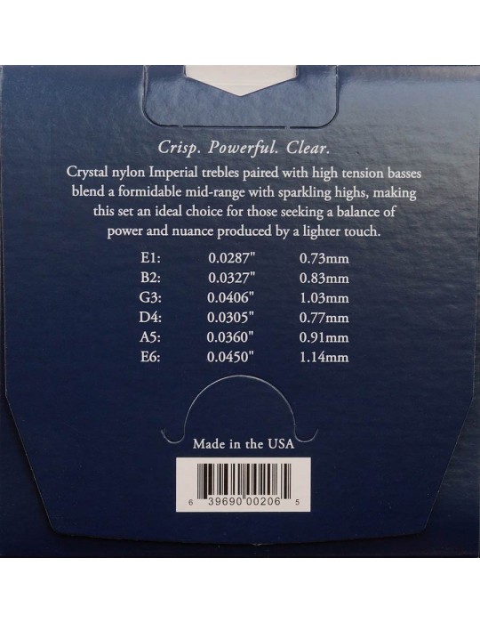 Jgo cuerdas Augustine Blue Classic medium/high