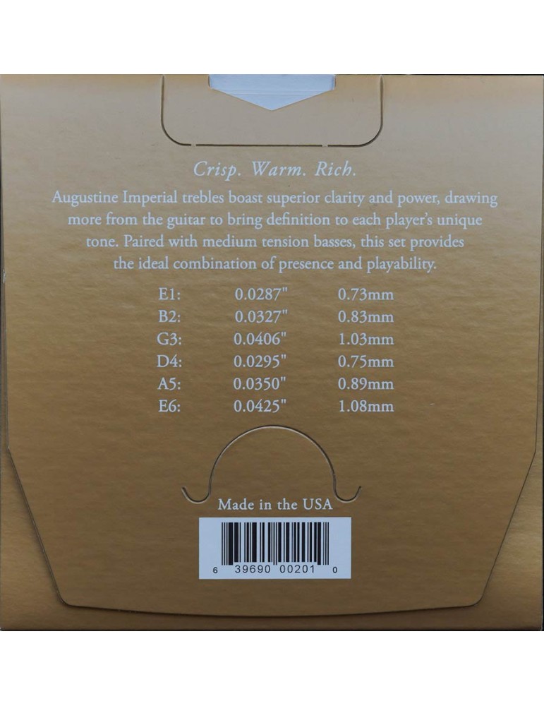 Jgo cuerdas Augustine Red Classic medium/medium