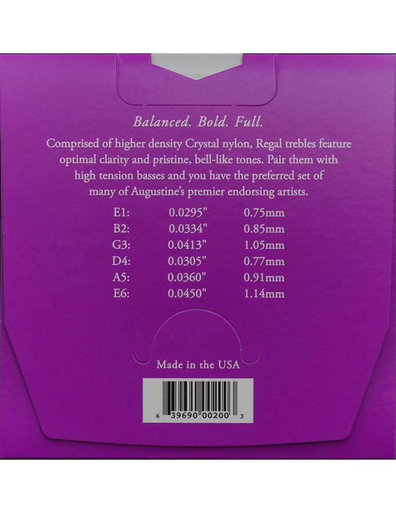 Jgo cuerdas Augustine Blue Classic high/high