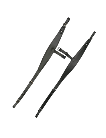 CORREA BASSO PARA HOMBROS ACORDEÓN NEGRA