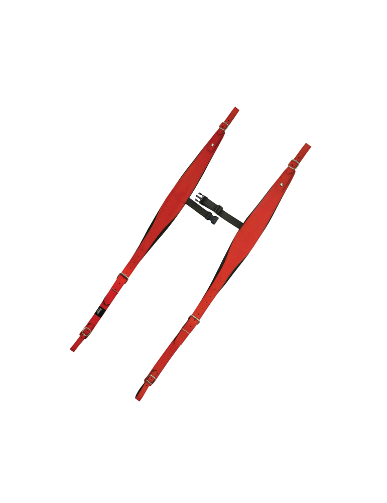 CORREA BASSO PARA HOMBROS ACORDEÓN ROJA