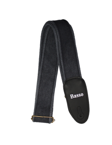 CORREA BASSO PARA GUITARRA Y BAJO SERIE EXTRAVAGANCIA NEGRA