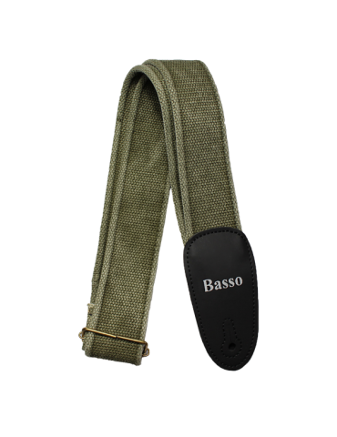 CORREA BASSO PARA GUITARRA Y BAJO SERIE EXTRAVAGANCIA OLIVA