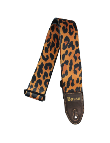 CORREA BASSO PARA GUITARRA Y BAJO SERIE SALVAJE JAGUAR