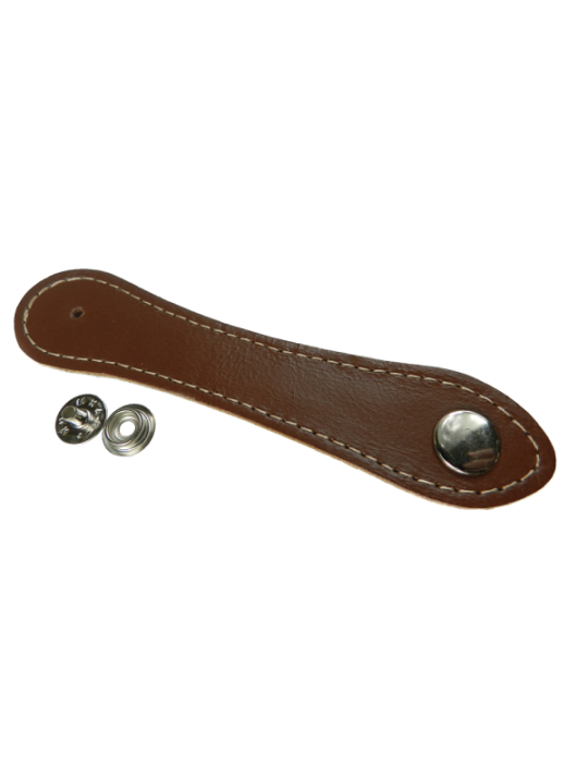 CIERRE DE CORREA BASSO PARA ACORDEÓN MARRÓN