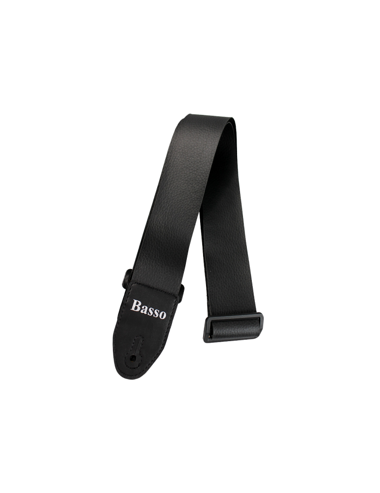 CORREA BASSO PARA GUITARRA Y BAJO SERIE BÁSICA NEGRA 5 CM