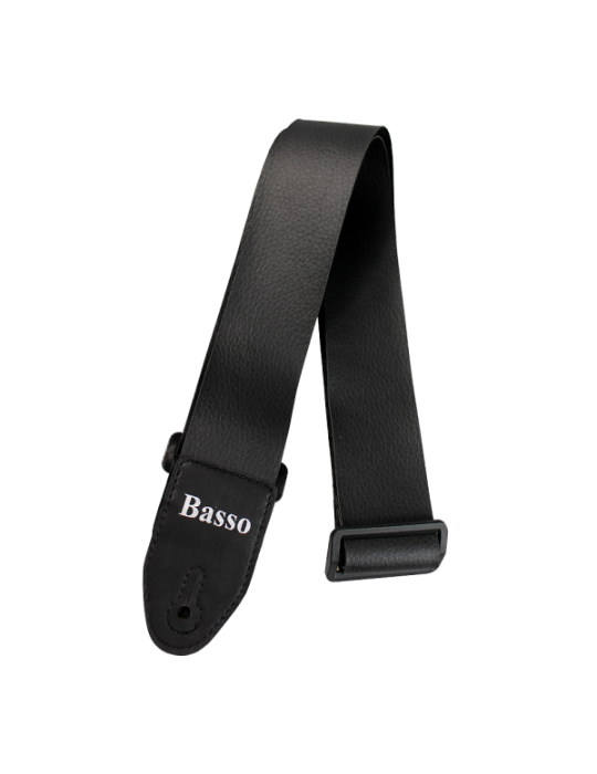 CORREA BASSO PARA GUITARRA Y BAJO SERIE BÁSICA NEGRA 5 CM