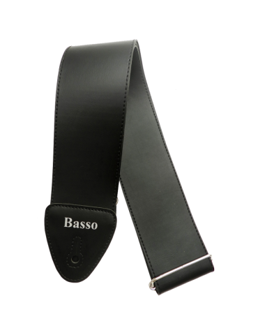 CORREA BASSO PARA GUITARRA Y BAJO SERIE BÁSICA NEGRA 7CM