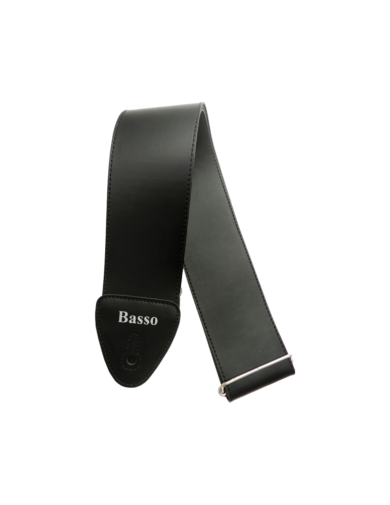 CORREA BASSO PARA GUITARRA Y BAJO SERIE BÁSICA NEGRA 7CM