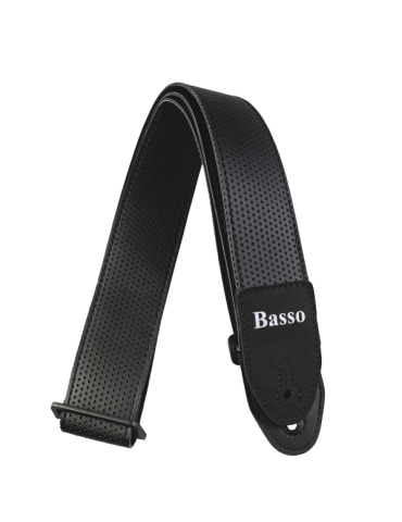 CORREA BASSO PARA GUITARRA Y BAJO SERIE SERIGRAFIADA NEGRA ULTRA RESISTENTE