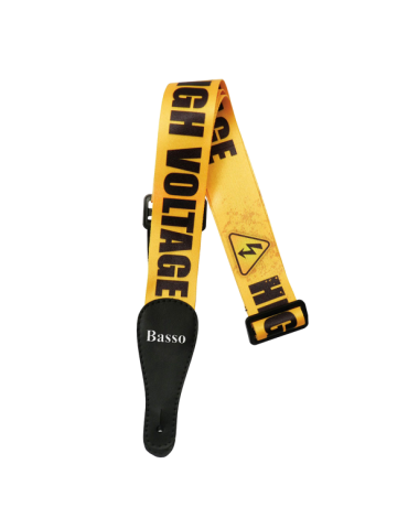 CORREA BASSO PARA GUITARRA Y BAJO SERIE POP ART ALTO VOLTAGE