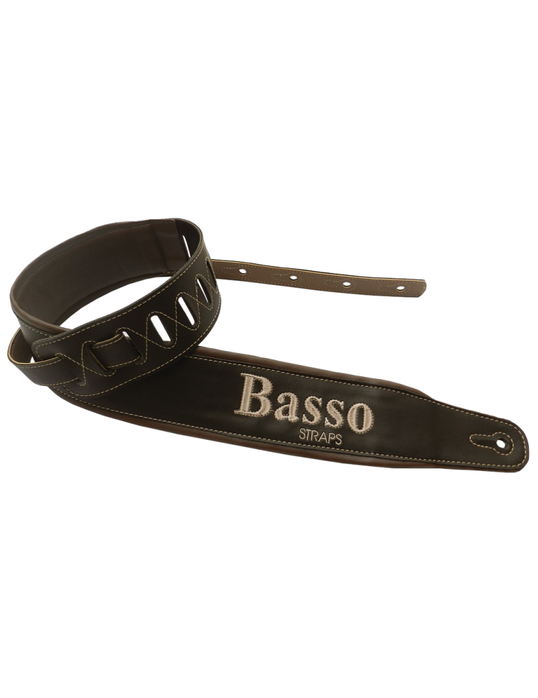 CORREA BASSO SERIE PERSONALIZADA PARA GUITARRA, BAJO, GUITARRA ACÚSTICA, UKELELE MARRÓN