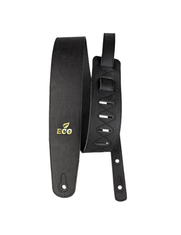 CORREA PARA GUITARRA Y PARA BAJO BASSO SERIE ECO VEGANA NEGRA