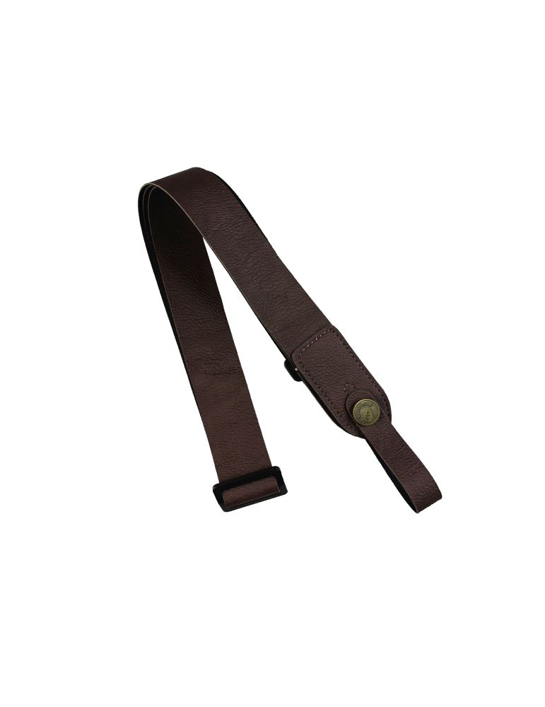 CORREA PARA GUITARRA, BAJO Y UKELELE SERIE ECO VEGANA MARRÓN